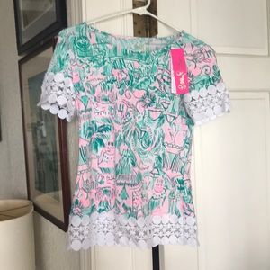 SALE!!!! NWT Gorgeous Lilly Pulitzer Hayes Top XXS